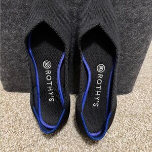 Rothy's slip on points (original style) in the color black